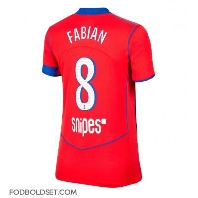 Paris Saint-Germain Fabian Ruiz #8 Tredjetrøje Dame 2025-26 Kortærmet Paris Saint-Germain Fabian Ruiz #8 Tredjetrøje Dame 2025-26 Kortærmet